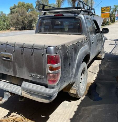 DRY CREEK WRECKERS-4/2008 MAZDA BT-50 UN 3LTR WEAT TURBO DIESEL MANUAL 4WD DUAL CAB GREY full