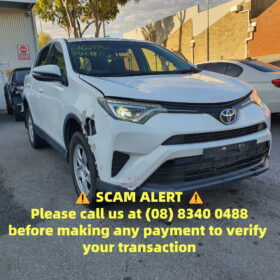 Wrecking2316 TOYOTA RAV4 ASA44 IV 2.5L 2AR-FE DOHC 16v Petrol 4cyl 132kW SUV AWD [12/12 – 12/18]