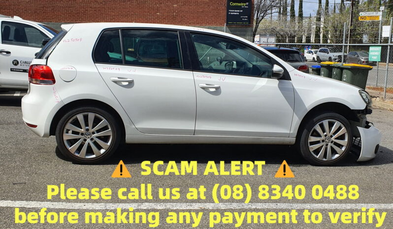 Wrecking W250509 VOLKSWAGEN GOLF 5K1 VI TSI 1.4L CNWA,CAVD,CTHD DOHC 16v Twin Charged Petrol Direct Inj. 4cyl 118kW Hatchback FWD [10/08 – 11/12] full
