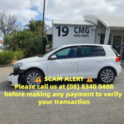 Wrecking W250509 VOLKSWAGEN GOLF 5K1 VI TSI 1.4L CNWA,CAVD,CTHD DOHC 16v Twin Charged Petrol Direct Inj. 4cyl 118kW Hatchback FWD [10/08 – 11/12] full