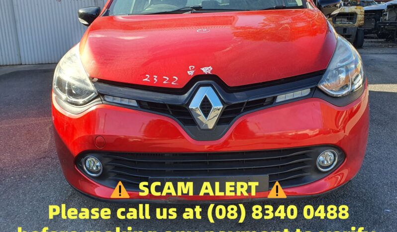 Wrecking 2322 RENAULT CLIO BHM0 IV TCe 120 1.2L H5F 403 Euro 5/Euro 6 DOHC 16v Turbo Petrol Direct Inj. 4cyl 88kW Hatchback FWD [03/13 – 03/17] full