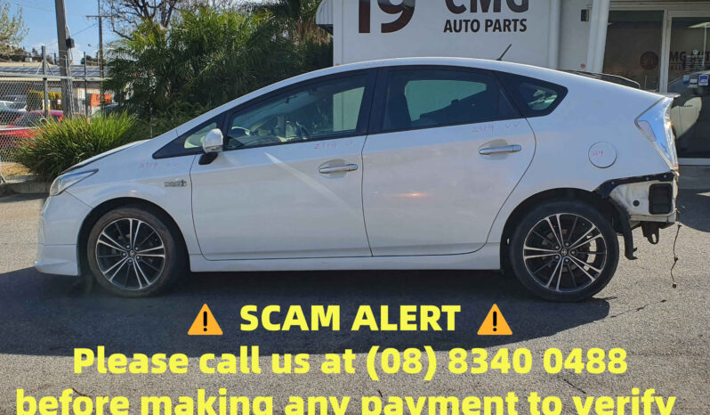 Wrecking 2319 TOYOTA PRIUS ZVW30,ZVW35 Plug-in Hybrid 1.8L 2ZR-FXE DOHC 16v Petrol/Electric Hybrid 4cyl 100kW Hatchback FWD [04/09 – 12/15] full